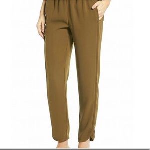 J.Crew Reese pants olive NWT